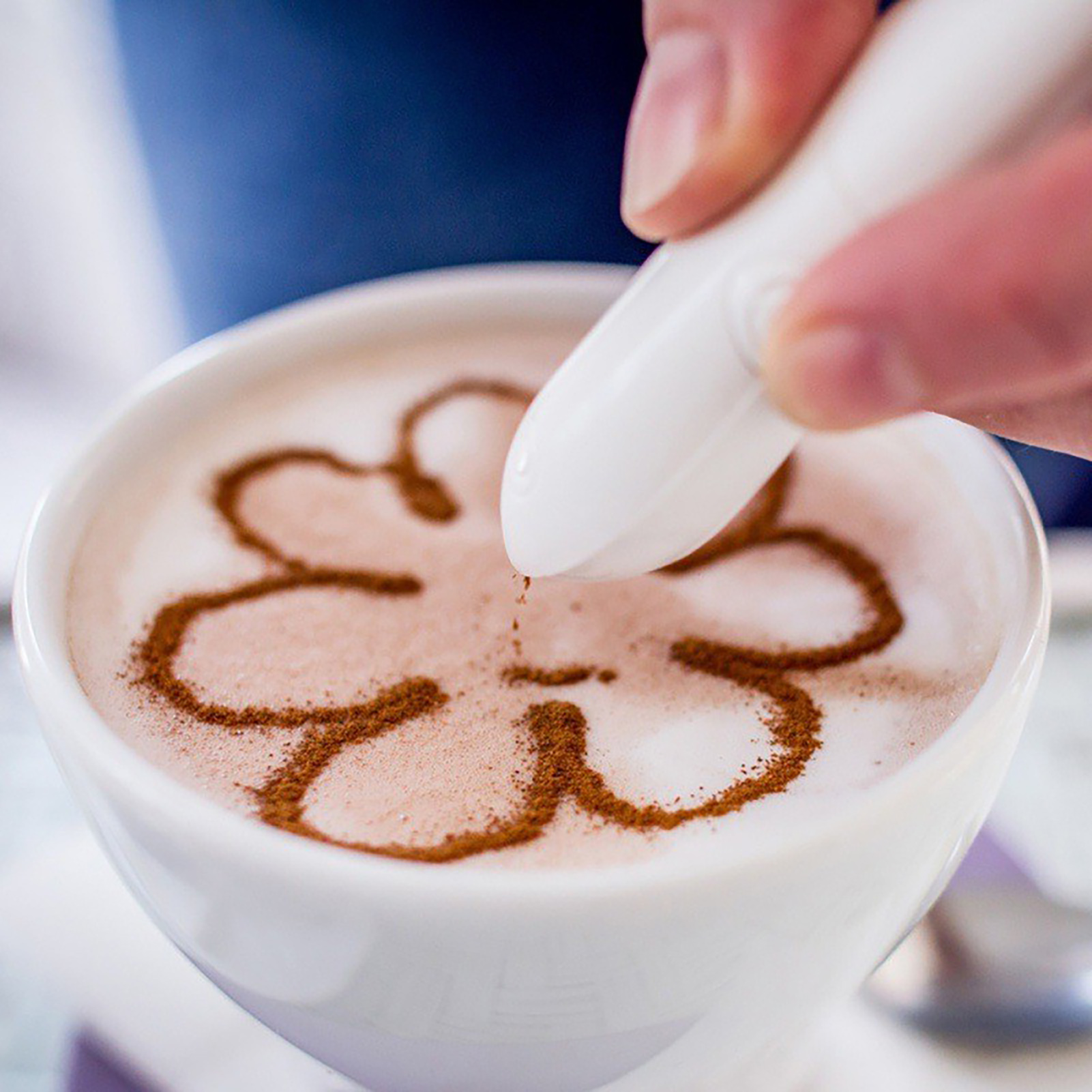 Pengpengfang 1 Pcs Latte Art Pen Easy-to-Use Wide Application DIY Tool  Electrical Coffee Art Carving Pen for Café 